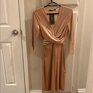 Brand new Zara Midi velvet dress